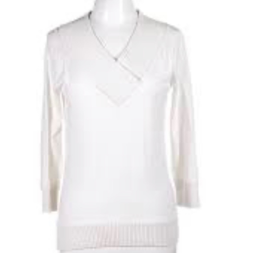 MK Michael Kors | Deep V-neck Sweatshirt
